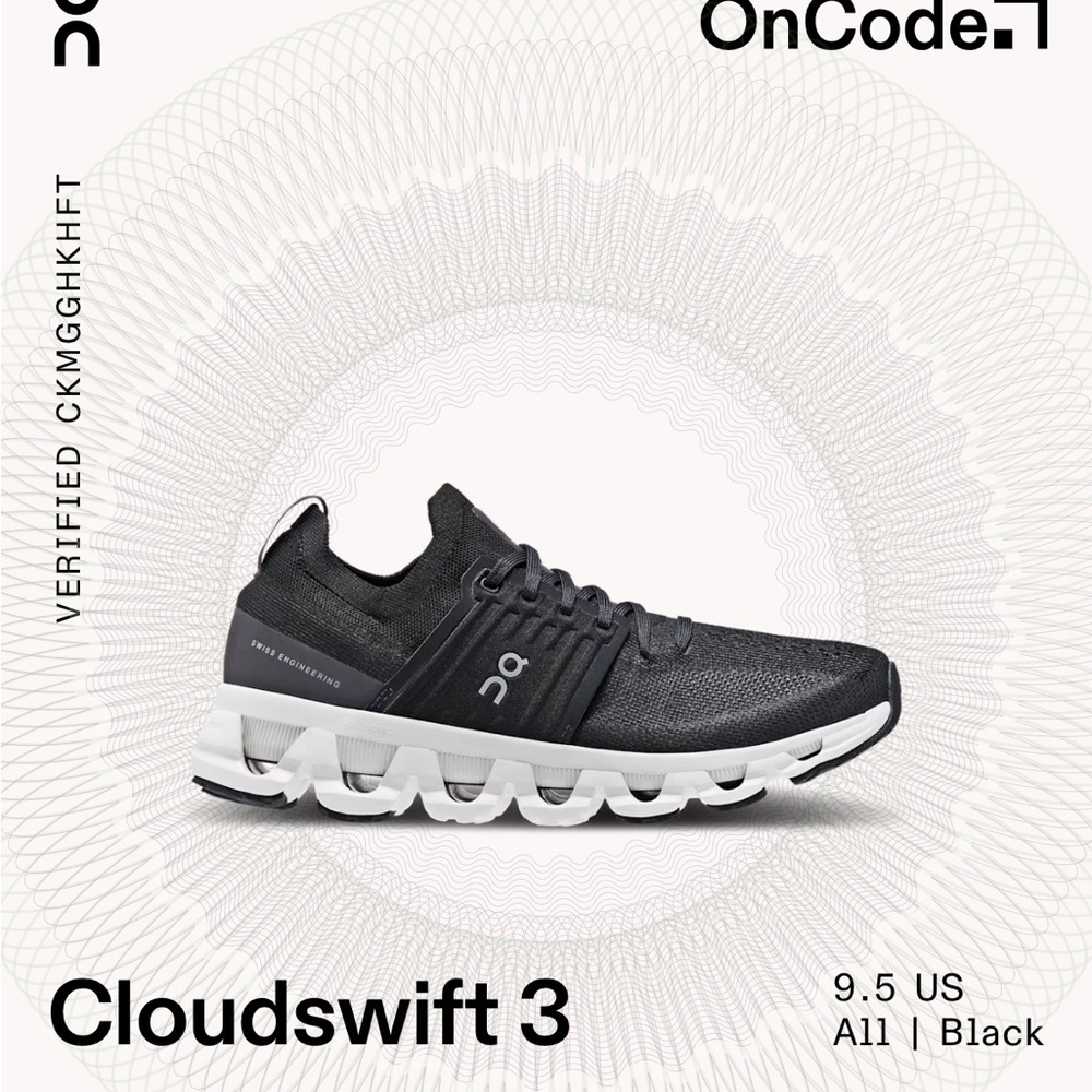 On Cloudswift 3 Women's Athletic Shoes - Black
